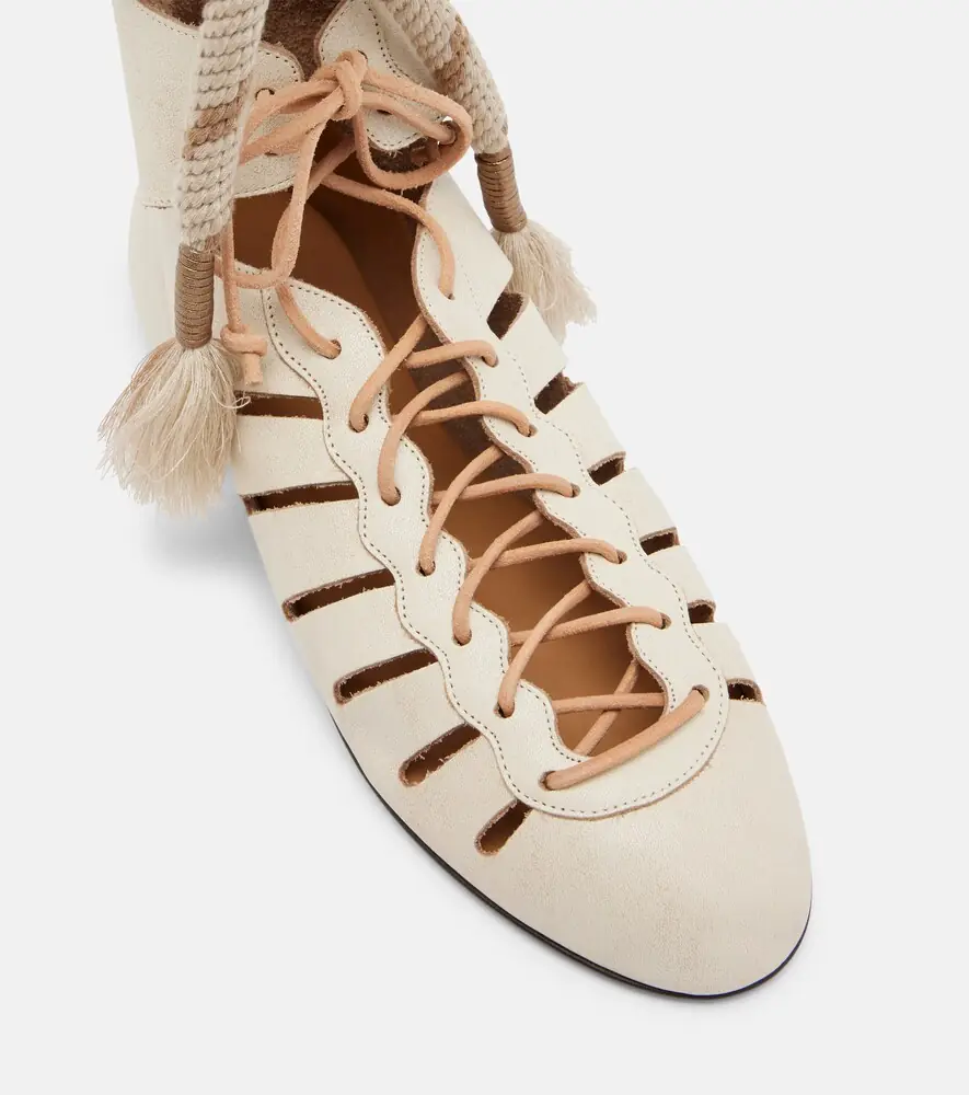 Isabel Marant Liade leather lace-up ankle boots | Thumbnail 4