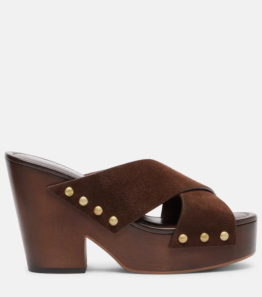 Paris Texas Marisol suede platform mules | Thumbnail 2 Paris Texas Marisol suede platform mules | Thumbnail 2