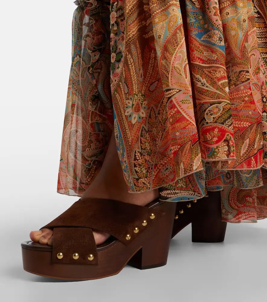 Paris Texas Marisol suede platform mules | Thumbnail 6 Paris Texas Marisol suede platform mules | Thumbnail 6