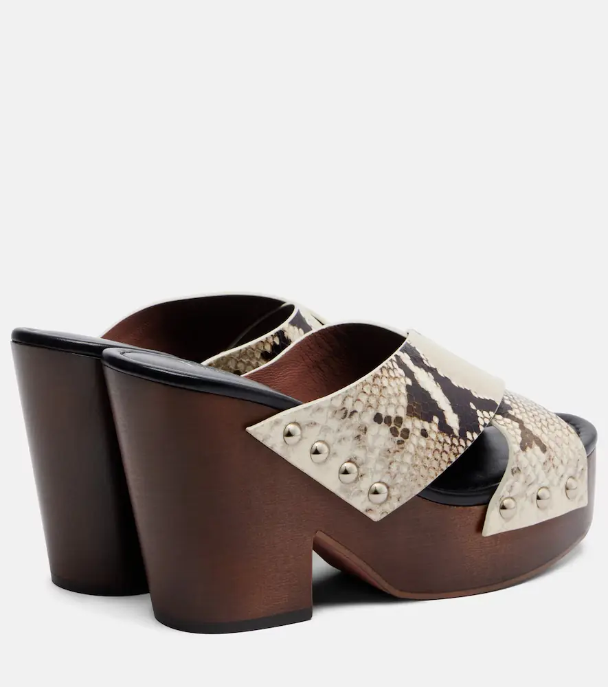 Paris Texas Marisol snake-effect leather platform sandals | Thumbnail 4 Paris Texas Marisol snake-effect leather platform sandals | Thumbnail 4