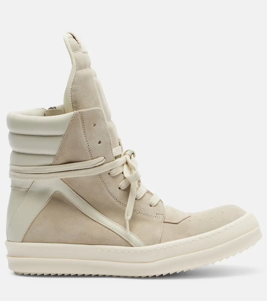 Rick Owens Temple Geobasket suede high-top sneakers | Thumbnail 2