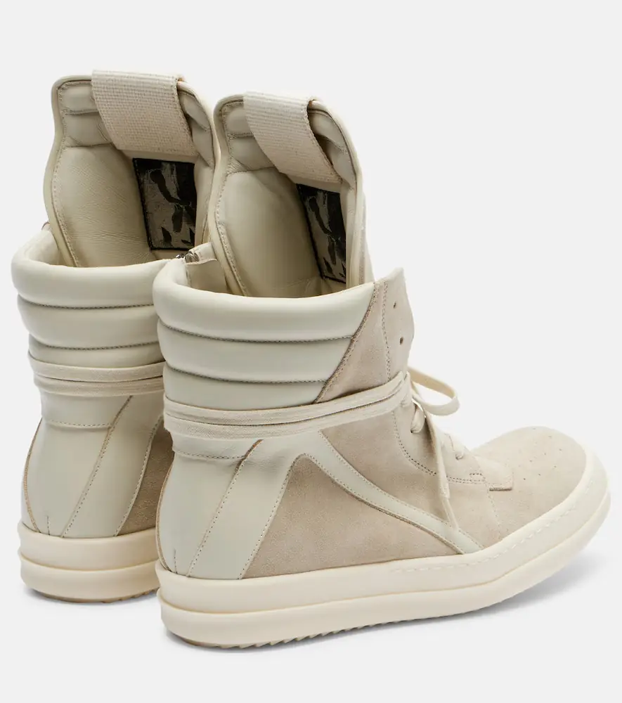 Rick Owens Temple Geobasket suede high-top sneakers | Thumbnail 4