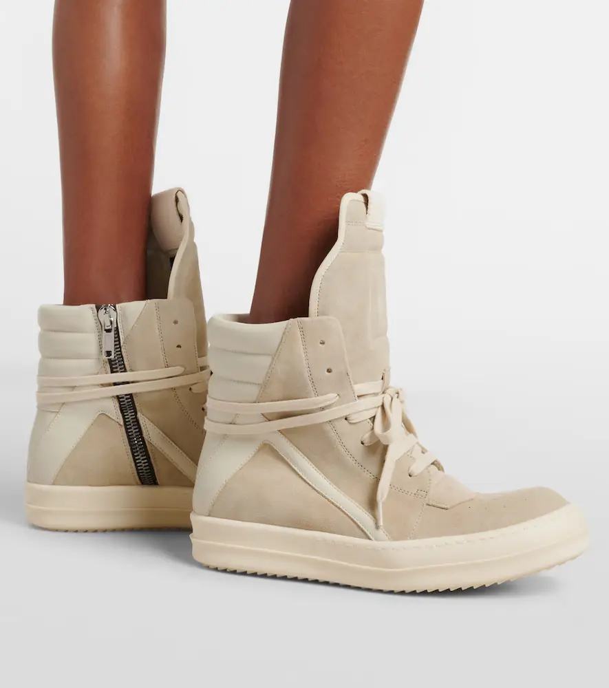 Rick Owens Temple Geobasket suede high-top sneakers | Thumbnail 6