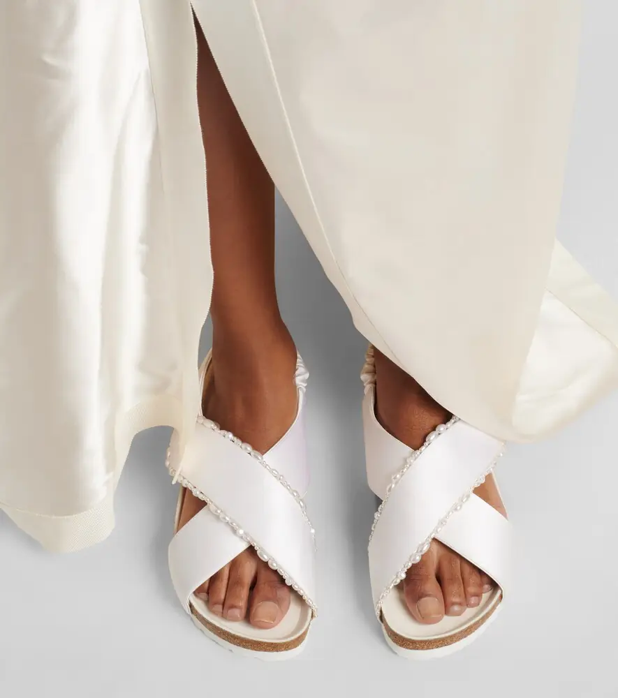 Birkenstock 1774 x Danielle Frankel Tulum embellished satin sandals | Thumbnail 5 Birkenstock 1774 x Danielle Frankel Tulum embellished satin sandals | Thumbnail 5