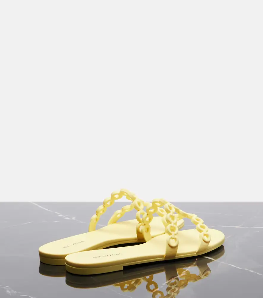 Aquazzura Infinity Chain Jelly slides | Thumbnail 3 Aquazzura Infinity Chain Jelly slides | Thumbnail 3