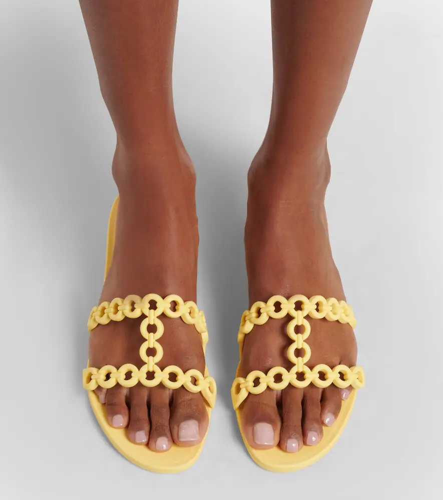 Aquazzura Infinity Chain Jelly slides | Thumbnail 6 Aquazzura Infinity Chain Jelly slides | Thumbnail 6