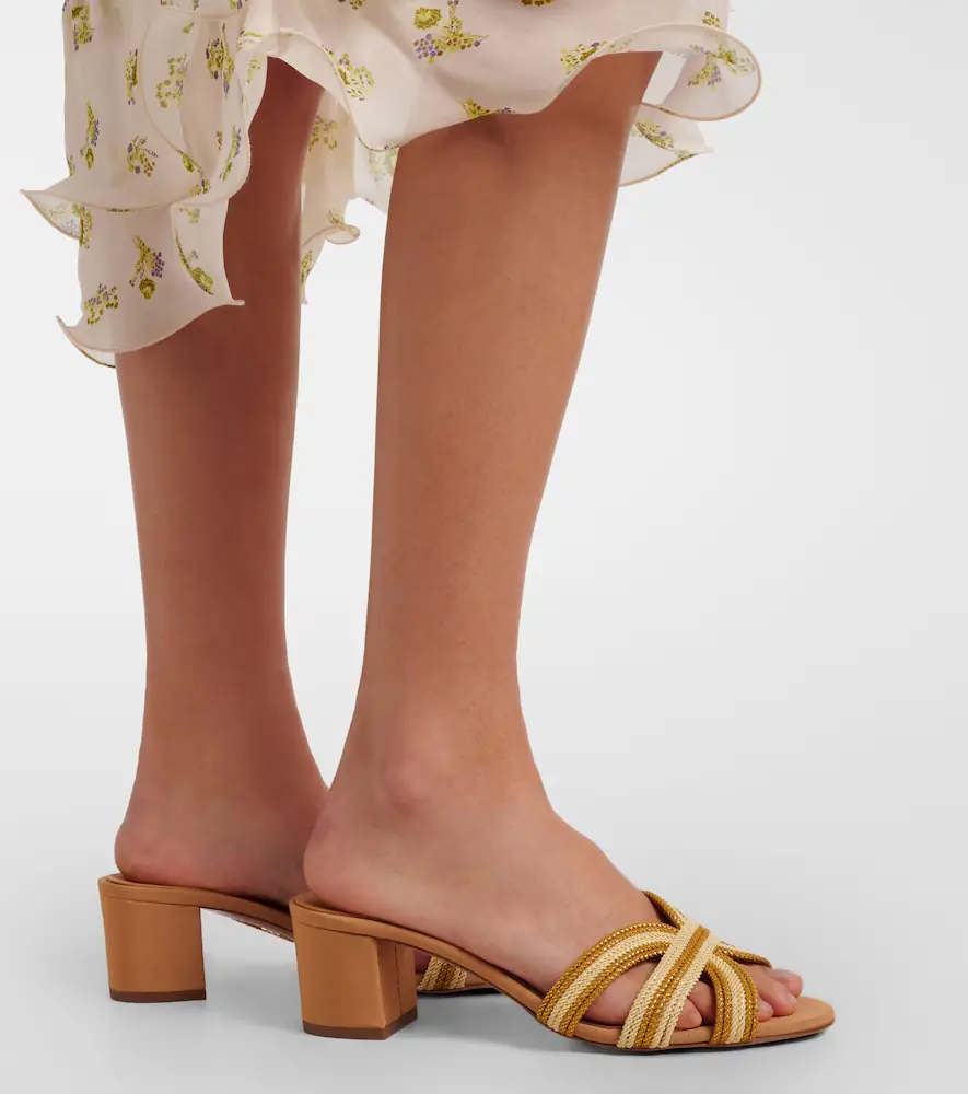 Aquazzura Day Dream woven sandals | Thumbnail 6