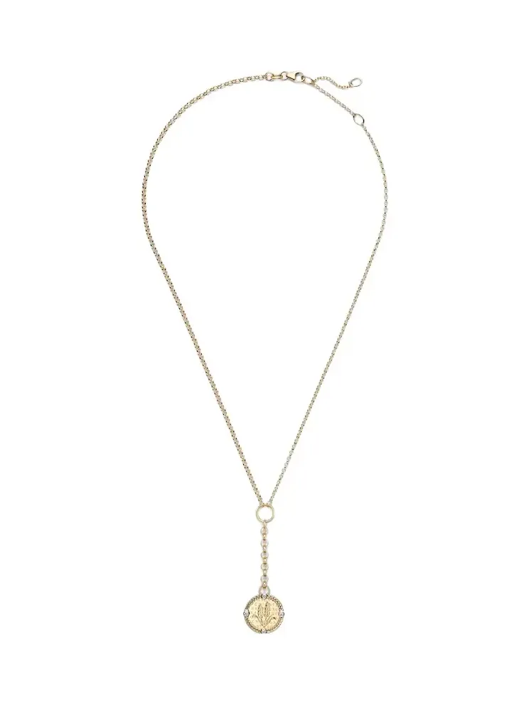 Infinite Gratitude 18kt gold pendant necklace with diamonds