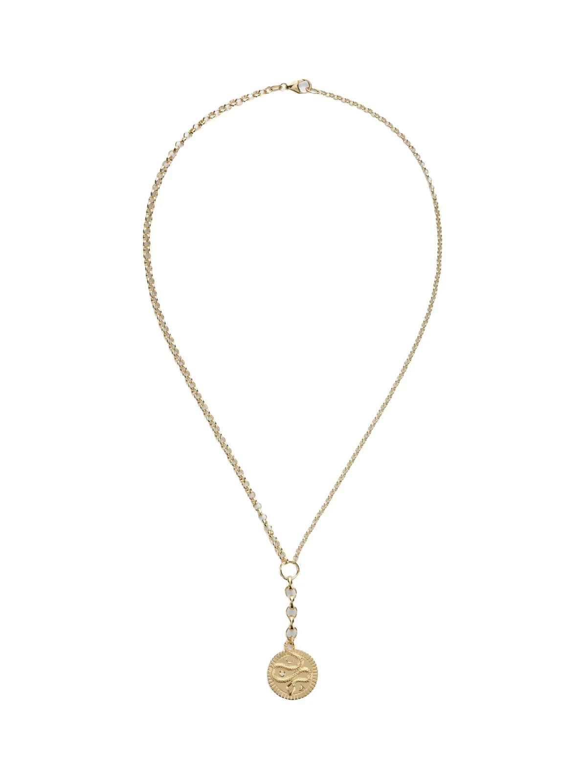 Wholeness Medium 18kt gold pendant necklace with diamond Wholeness Medium 18kt gold pendant necklace with diamond