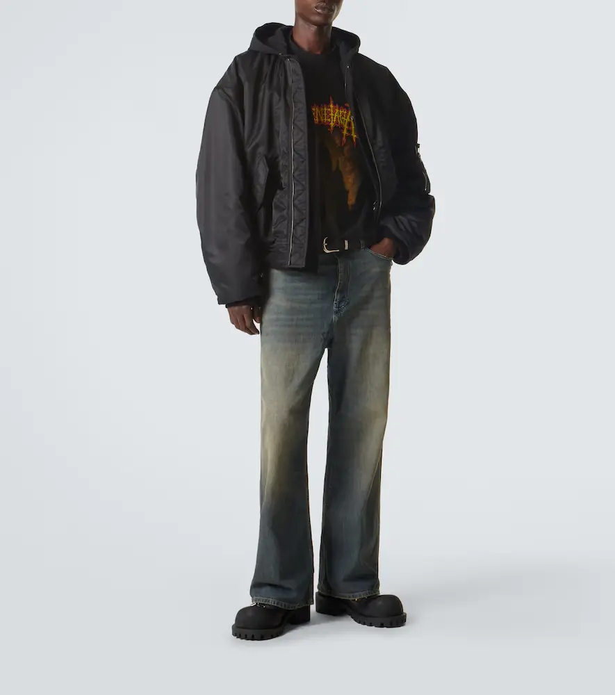 Balenciaga Printed cotton jersey T-shirt | Thumbnail 2 Balenciaga Printed cotton jersey T-shirt | Thumbnail 2