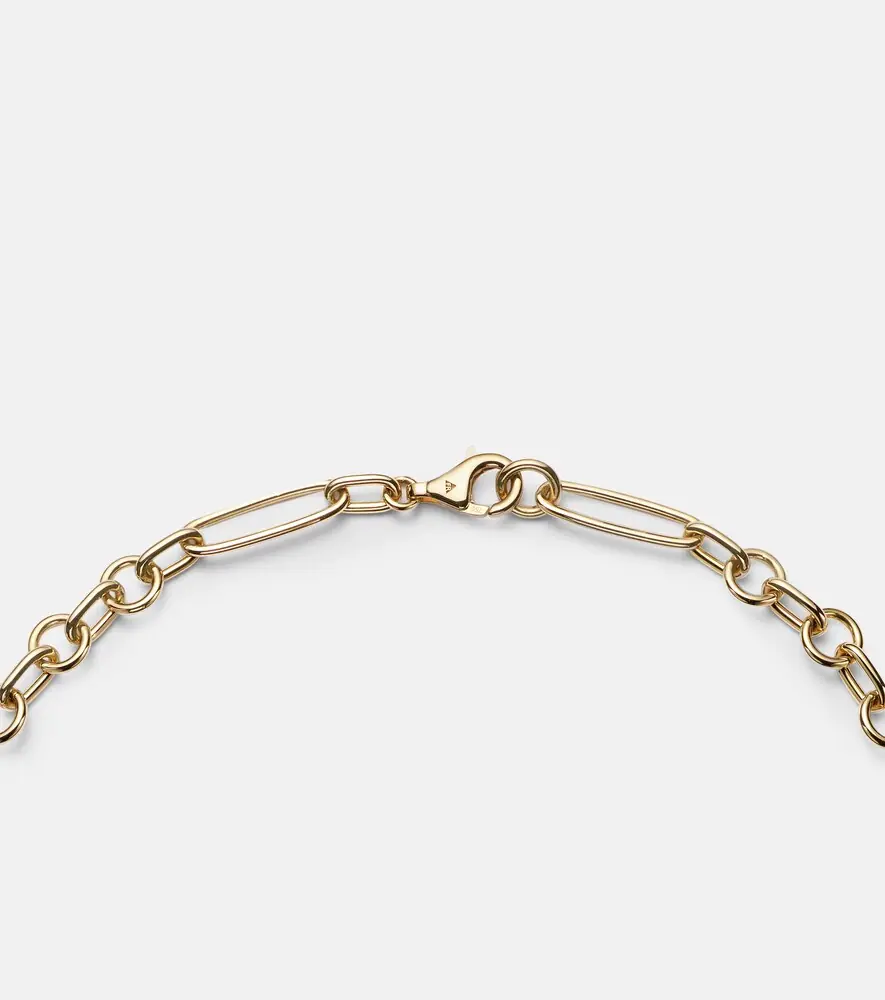 Foundrae Reverie Small 18kt gold pendant necklace with diamonds | Thumbnail 4