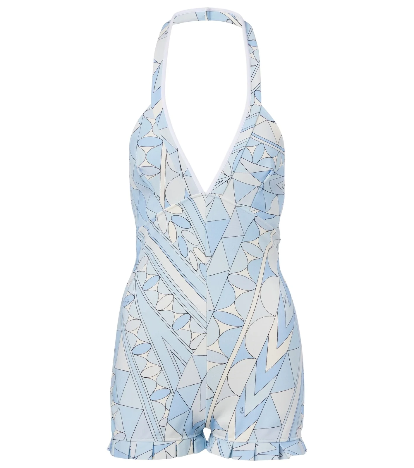 Manuba halterneck jersey romper
