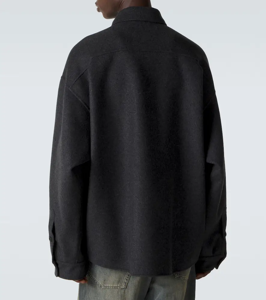 Balenciaga Wool-blend zip-up overshirt | Thumbnail 2 Balenciaga Wool-blend zip-up overshirt | Thumbnail 2