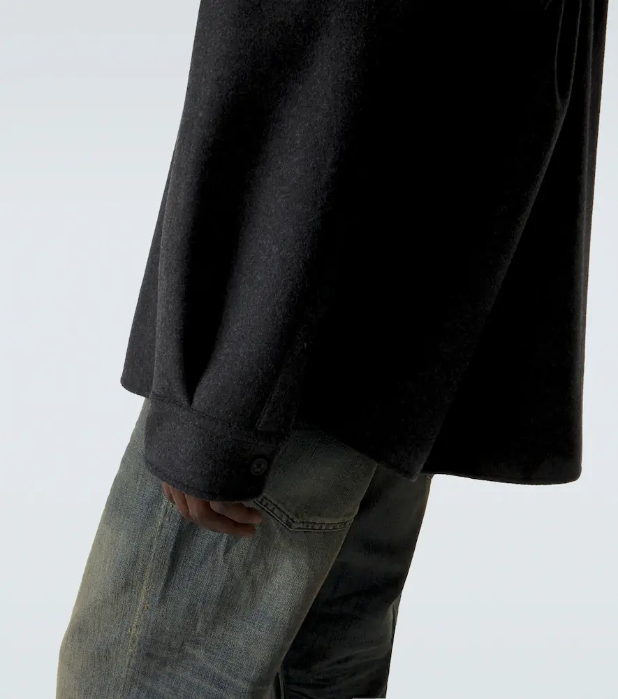 Balenciaga Wool-blend zip-up overshirt | Thumbnail 3 Balenciaga Wool-blend zip-up overshirt | Thumbnail 3