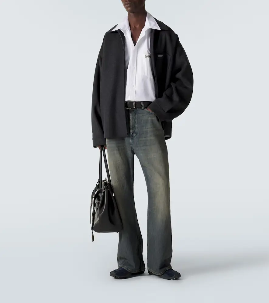 Balenciaga Wool-blend zip-up overshirt | Thumbnail 6 Balenciaga Wool-blend zip-up overshirt | Thumbnail 6