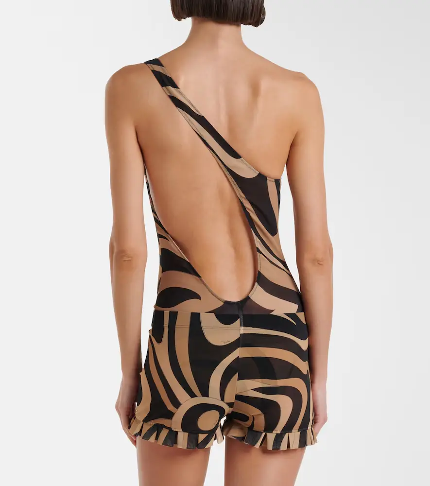 PUCCI Marmo ruffled mesh shorts | Thumbnail 4 PUCCI Marmo ruffled mesh shorts | Thumbnail 4