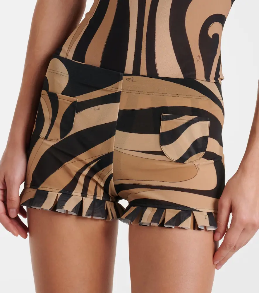 PUCCI Marmo ruffled mesh shorts | Thumbnail 5 PUCCI Marmo ruffled mesh shorts | Thumbnail 5