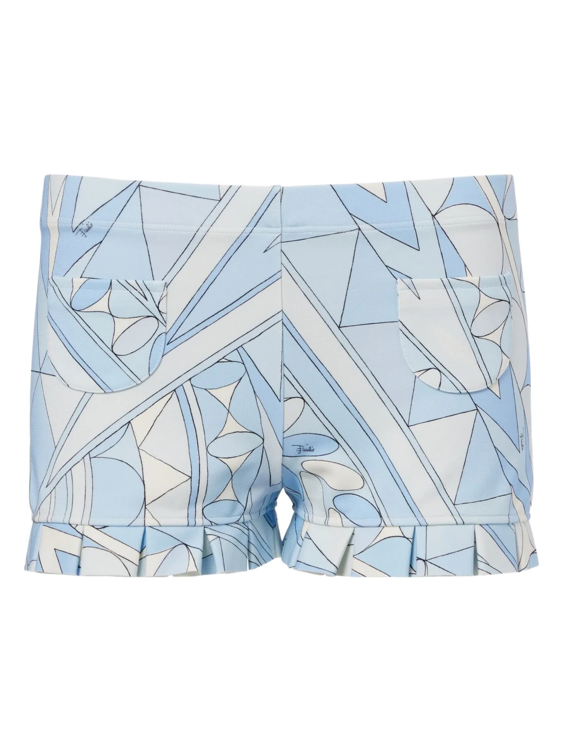 PUCCI Manuba ruffled jersey shorts