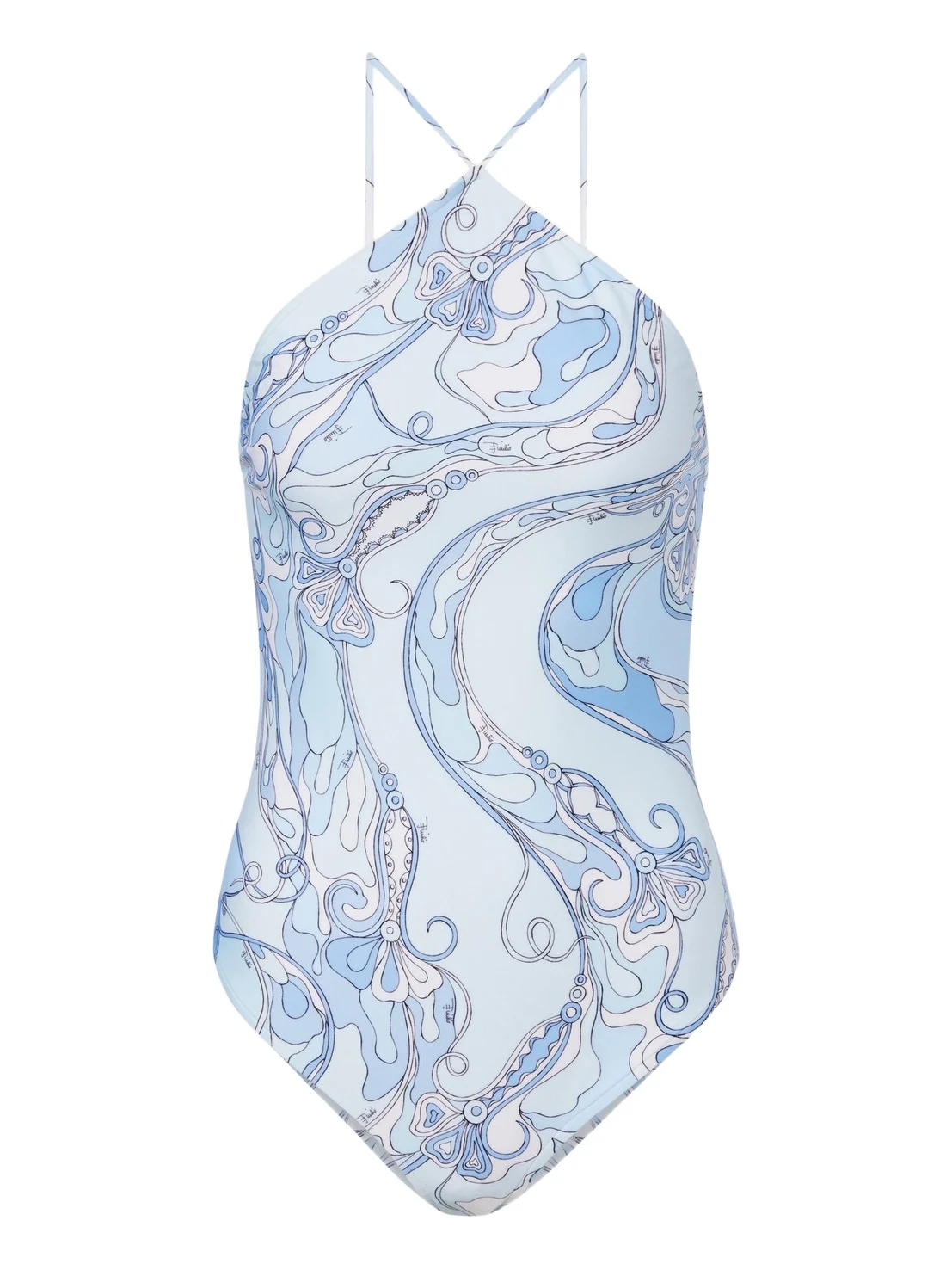 PUCCI Orchidee open-back swimsuit