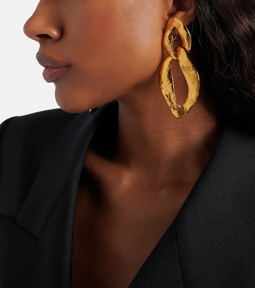 Saint Laurent Cassandre clip-on earrings | Thumbnail 6