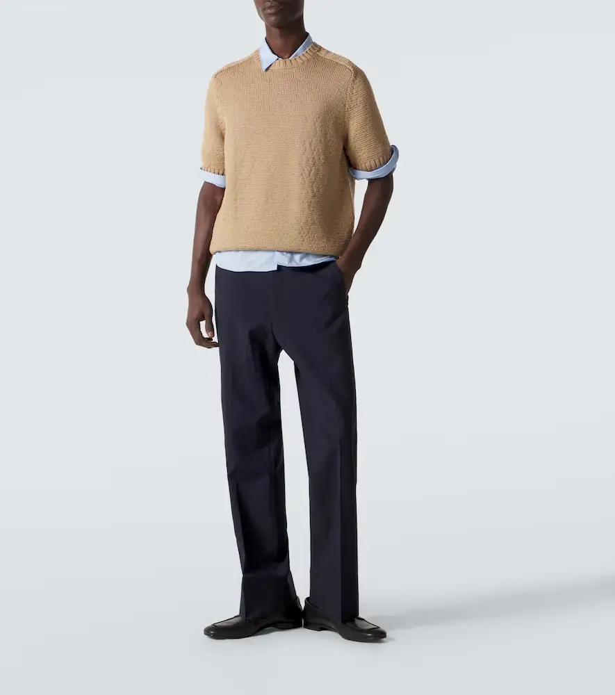 Prada Wool and mohair straight pants | Thumbnail 5 Prada Wool and mohair straight pants | Thumbnail 5