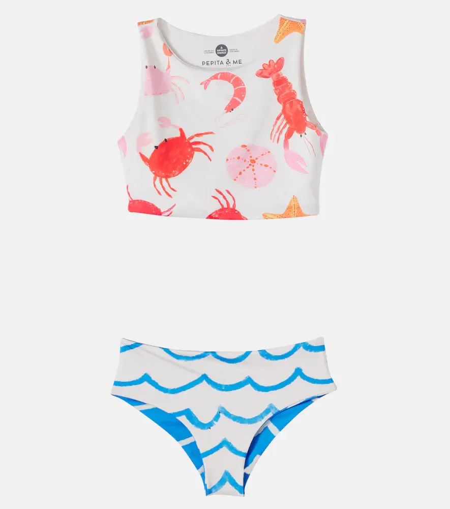 Pepita & Me Pool printed bikini | Thumbnail 4