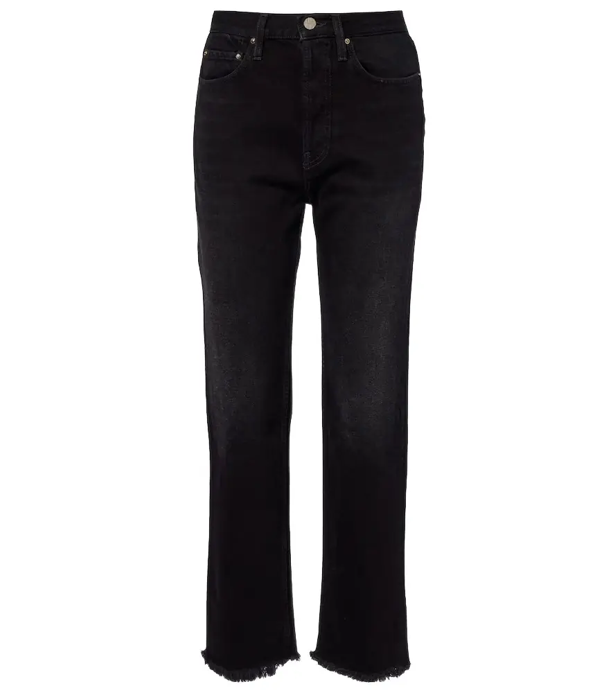 TOTEME Distressed straight jeans