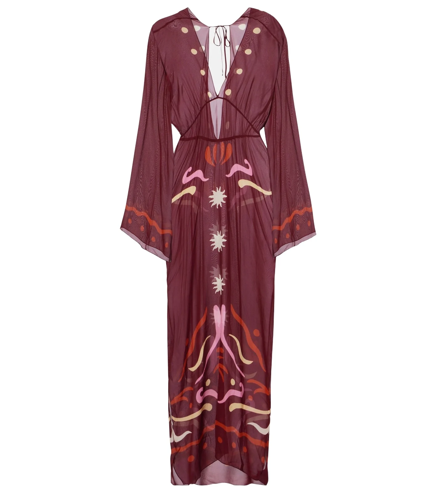 Odele printed maxi dress