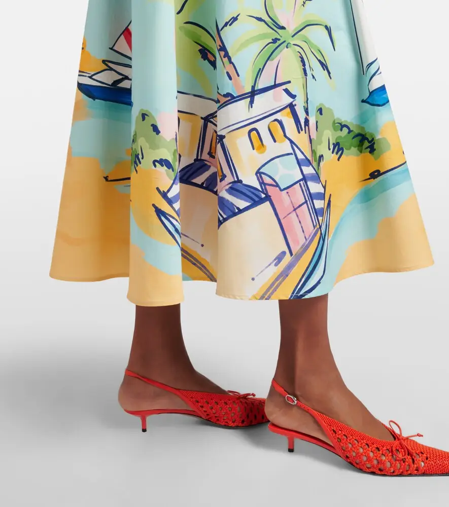 Leo Lin Printed belted cotton shirt dress | Thumbnail 5 Leo Lin Printed belted cotton shirt dress | Thumbnail 5