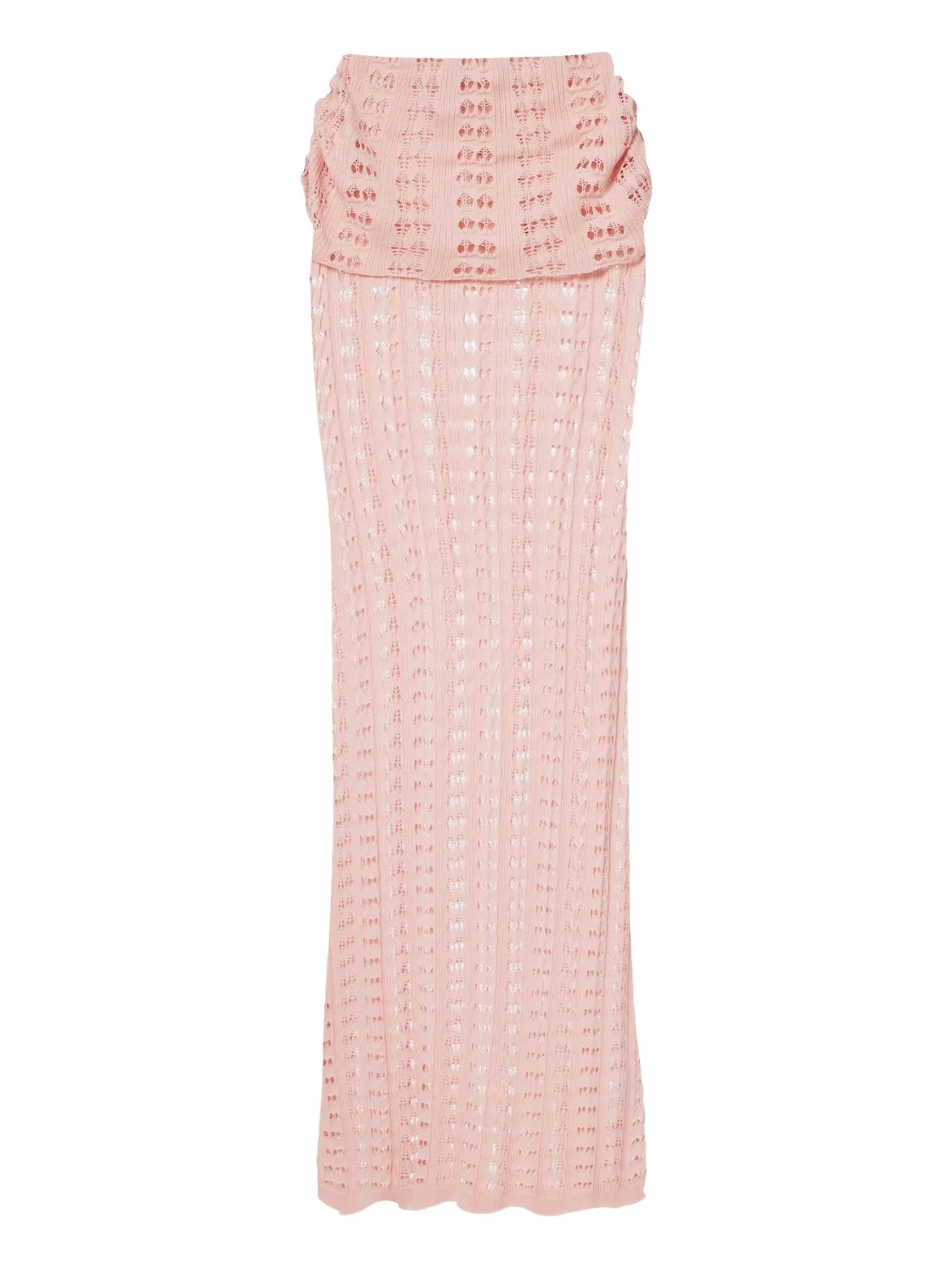 Draped pointelle maxi skirt Draped pointelle maxi skirt