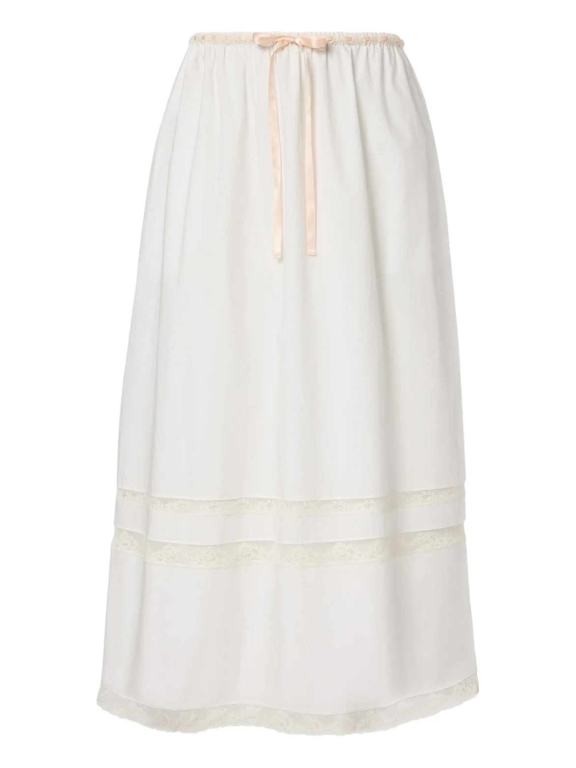 Alma lace-trimmed midi skirt Alma lace-trimmed midi skirt