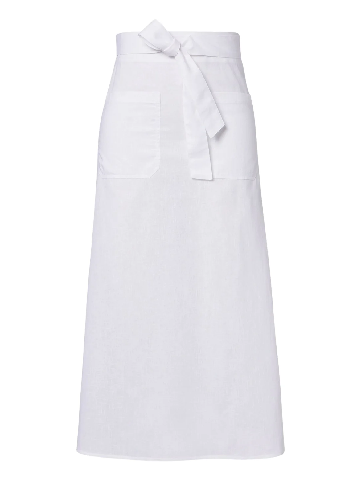 Cotton and linen midi skirt Cotton and linen midi skirt