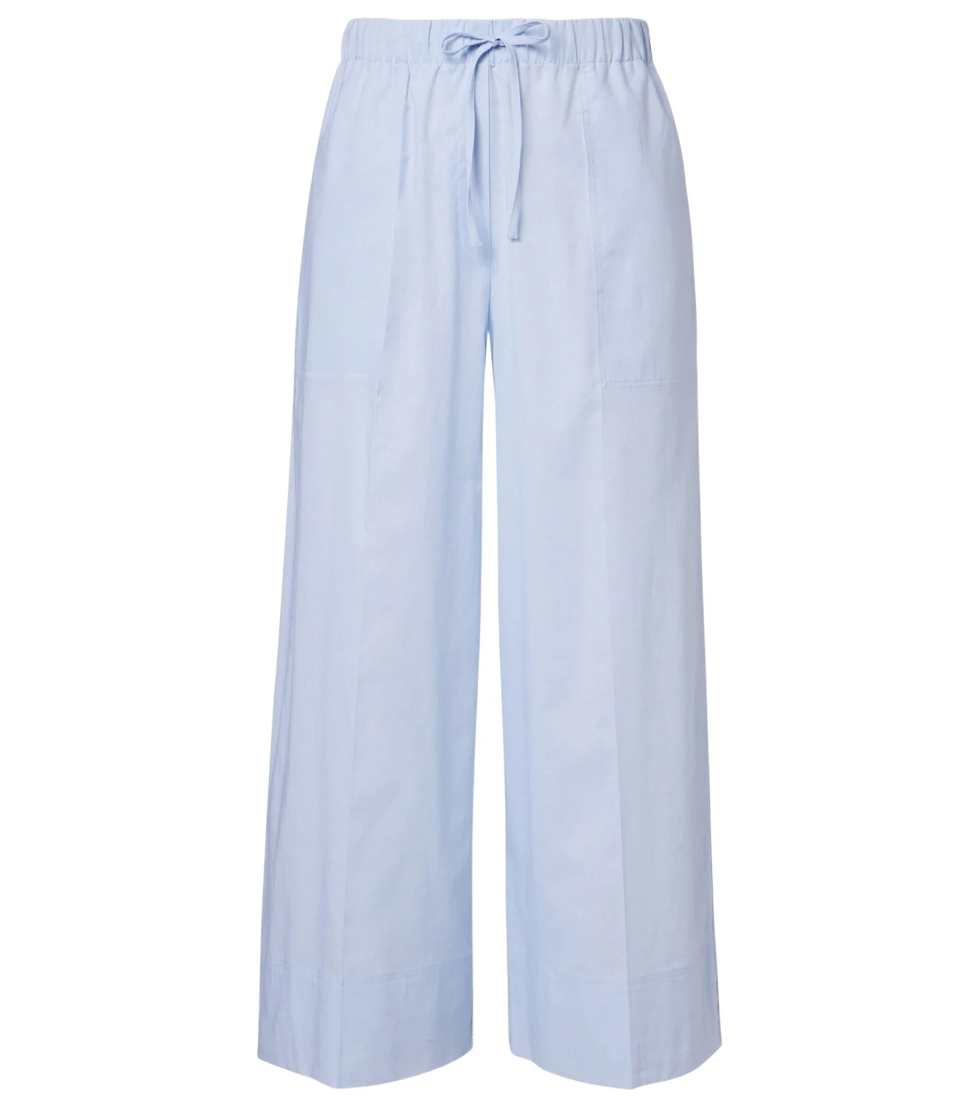 Cotton and linen wide-leg pants Cotton and linen wide-leg pants