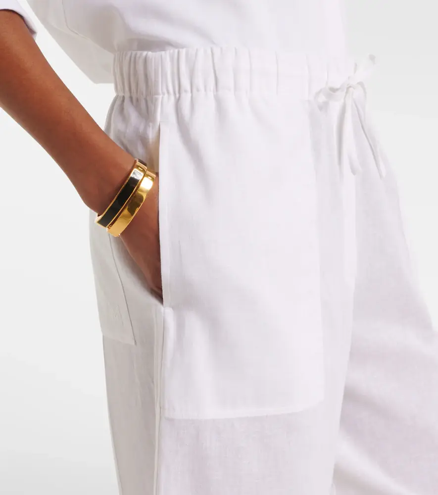 TOTEME Cotton and linen wide-leg pants | Thumbnail 3 TOTEME Cotton and linen wide-leg pants | Thumbnail 3