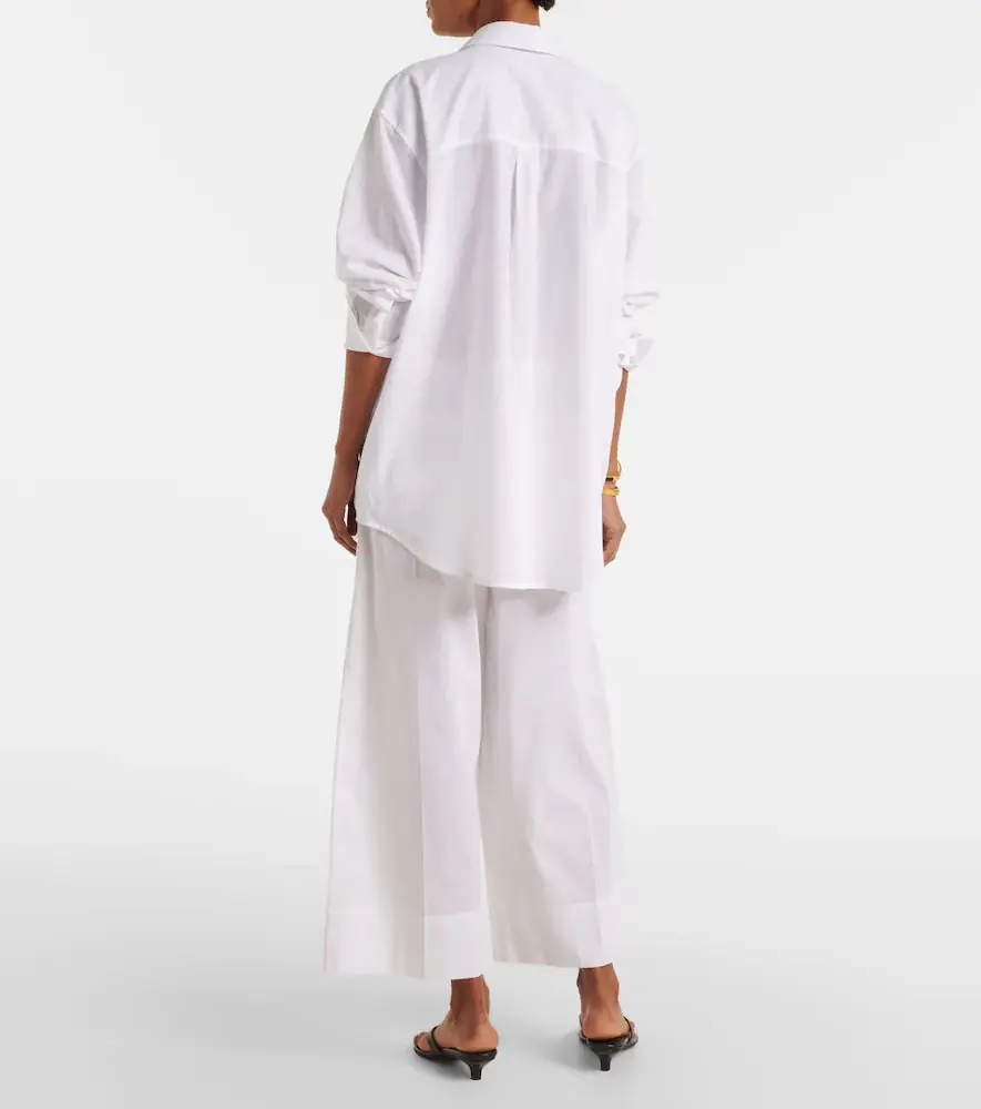 TOTEME Cotton and linen wide-leg pants | Thumbnail 6 TOTEME Cotton and linen wide-leg pants | Thumbnail 6