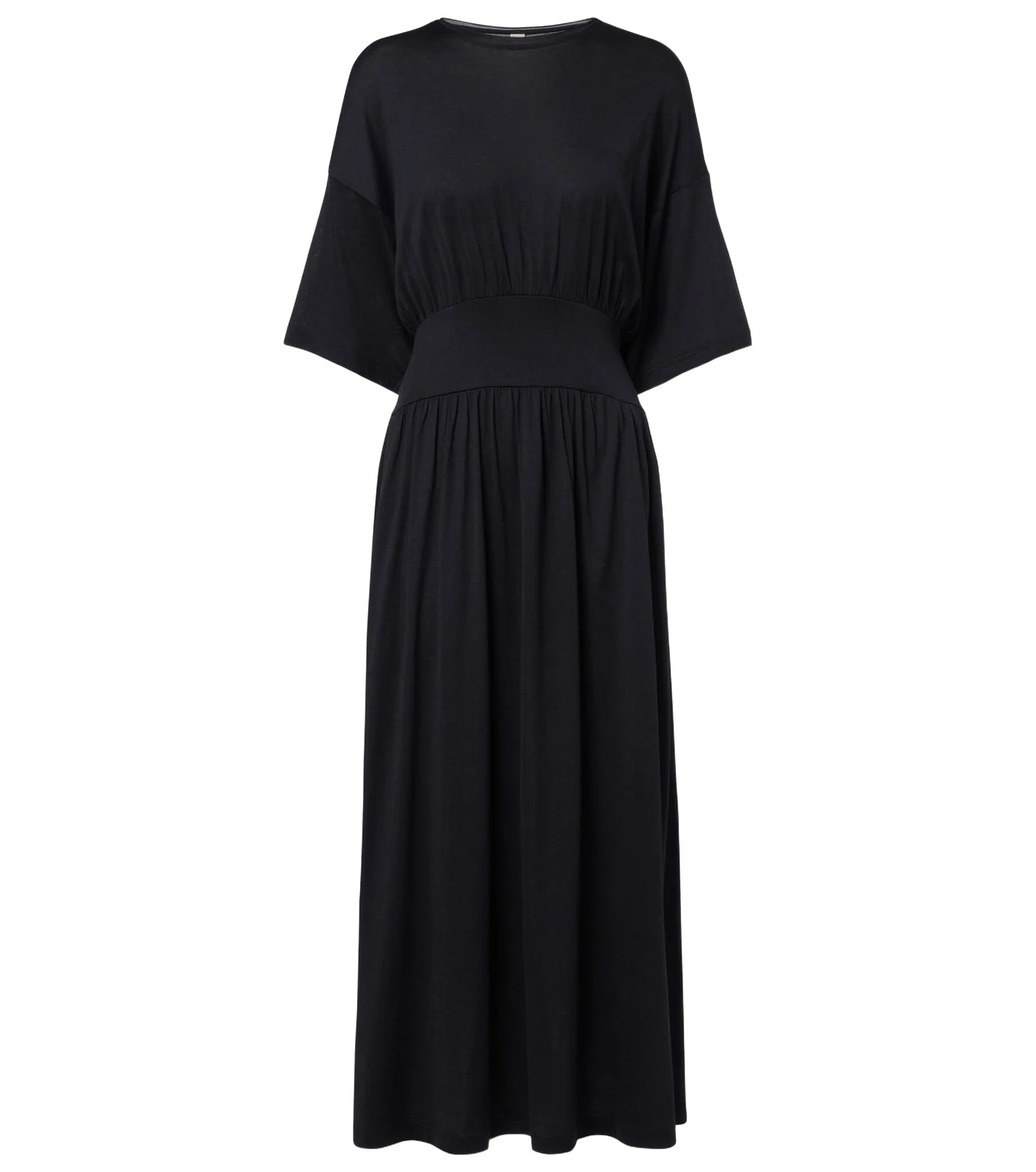 Cotton and silk midi dress Cotton and silk midi dress
