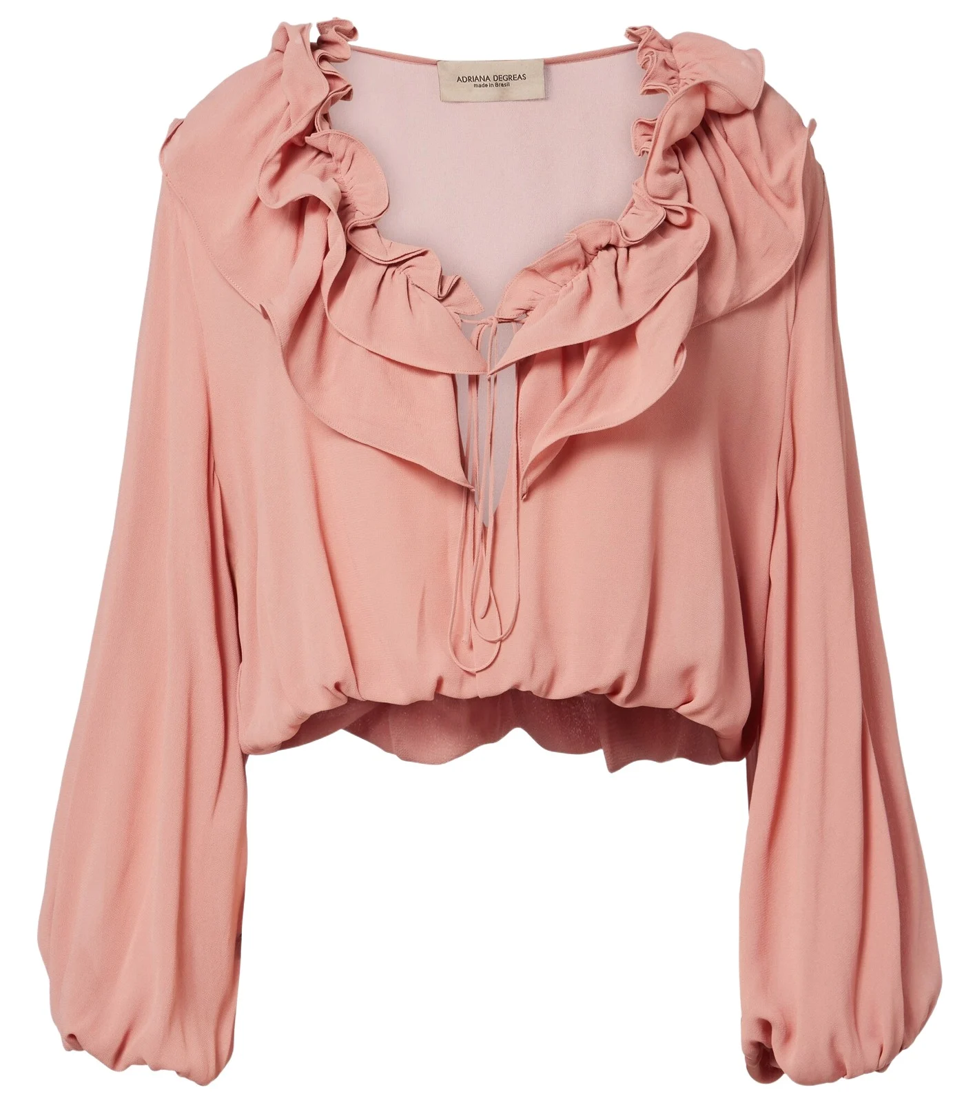 Ruffled crop top