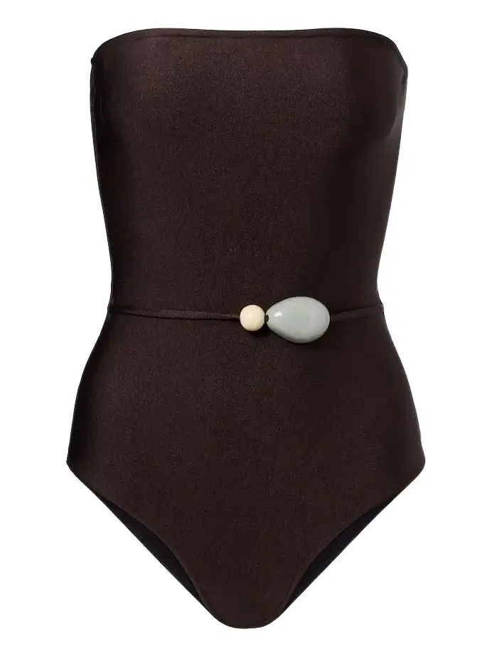 Deco Solid embellished swimsuit Deco Solid embellished swimsuit