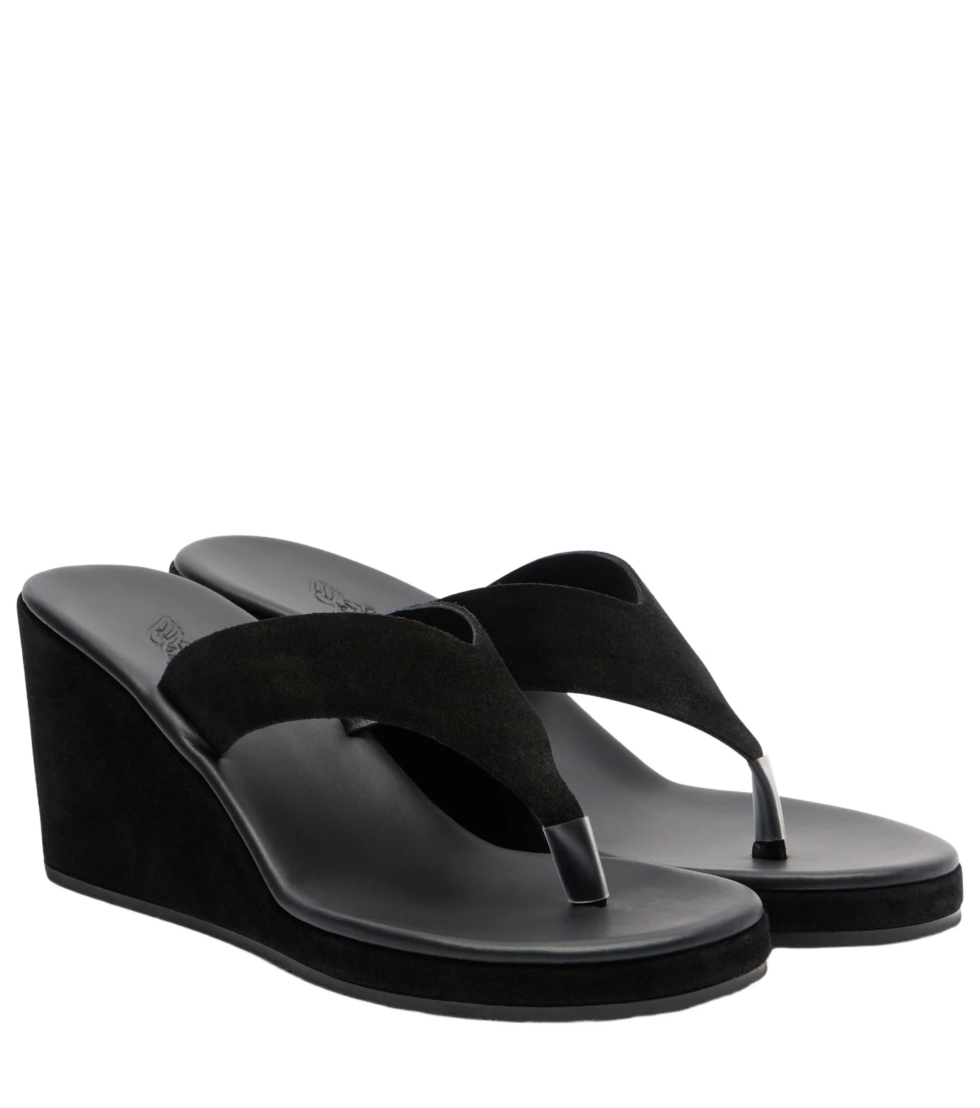 Ancient Greek Sandals Charys suede wedge thong sandals