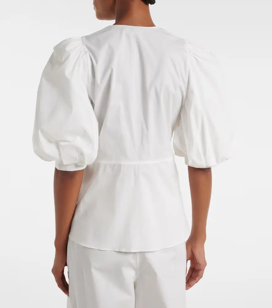 ADRIANA DEGREAS Cotton-blend top | Thumbnail 4 ADRIANA DEGREAS Cotton-blend top | Thumbnail 4