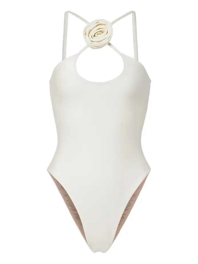 Floral-appliqué swimsuit Floral-appliqué swimsuit