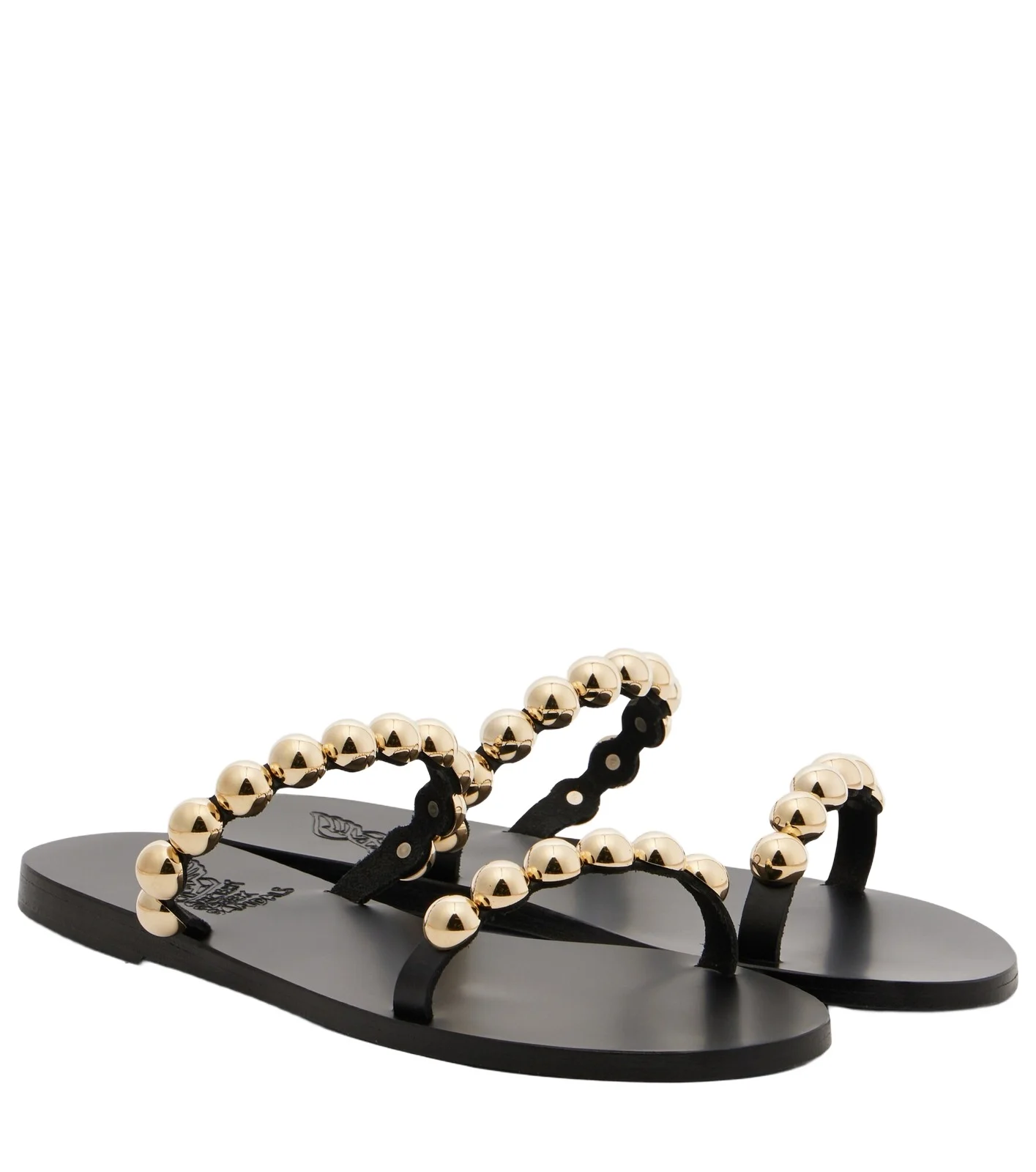 Ancient Greek Sandals Lambri studded leather sandals