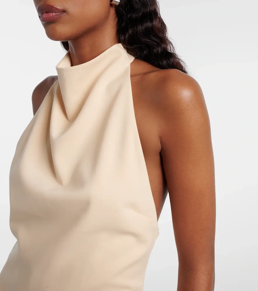 SIR. Sabina belted halterneck minidress | Thumbnail 4