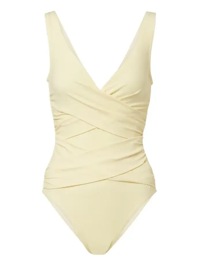 Draped swimsuit