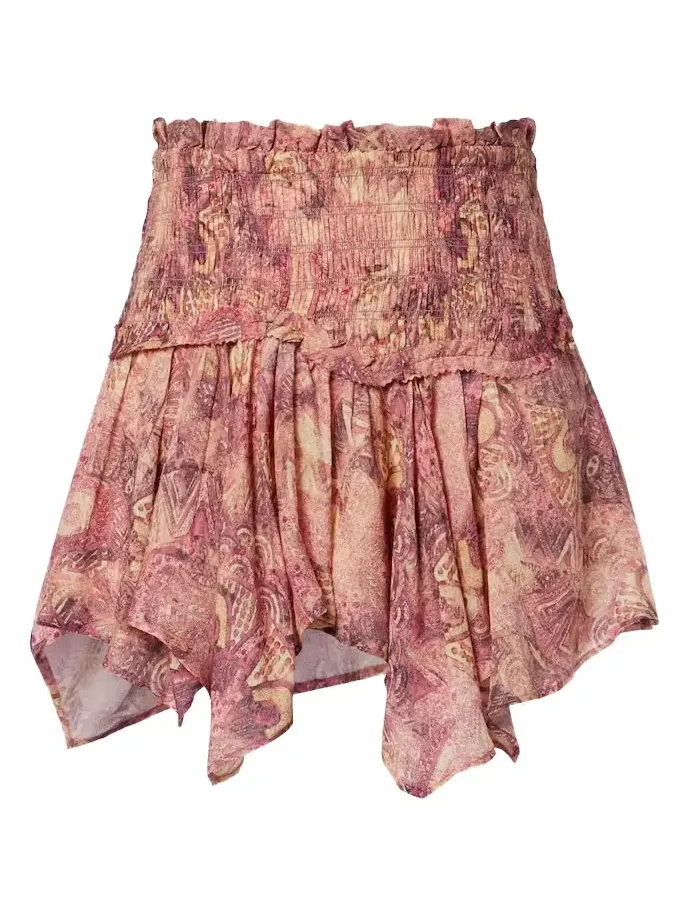 Ceiva silk miniskirt
