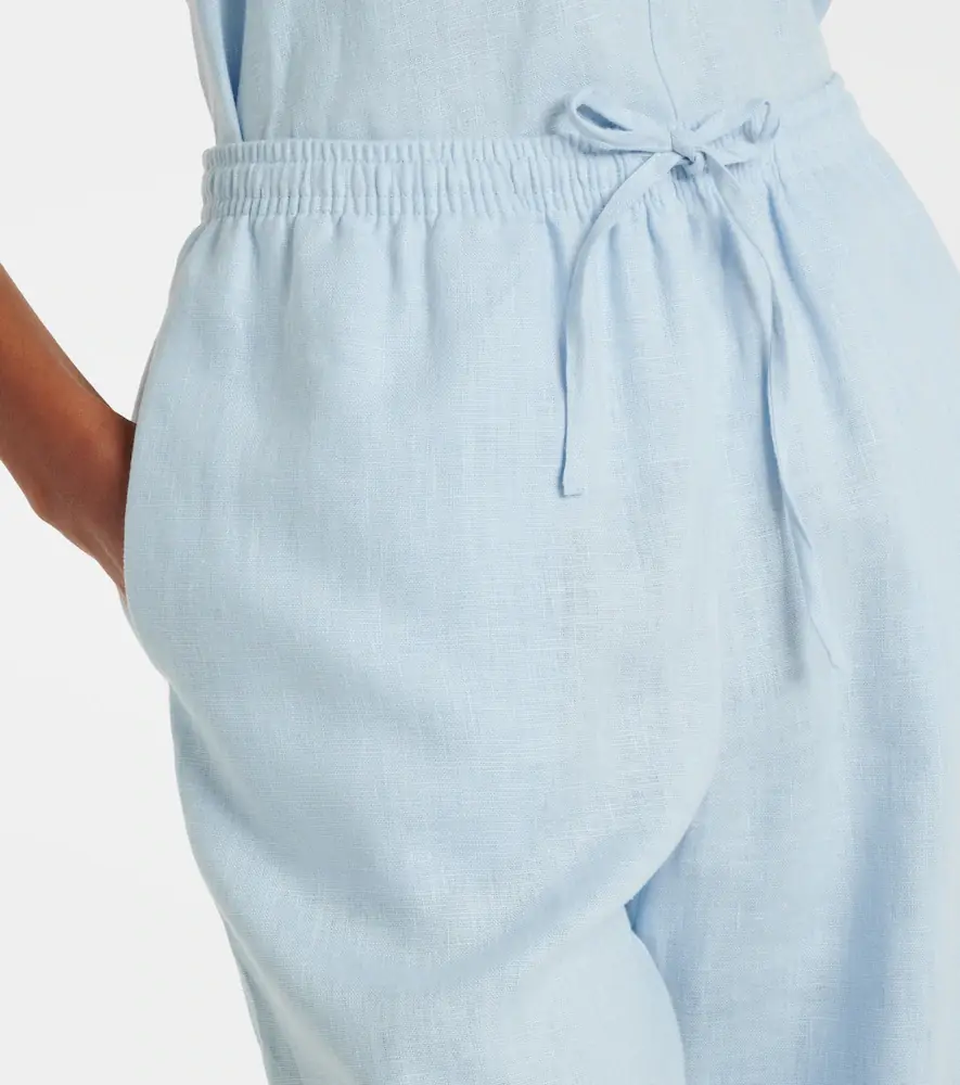 ASCENO Aurelia linen wide-leg pants | Thumbnail 5 ASCENO Aurelia linen wide-leg pants | Thumbnail 5