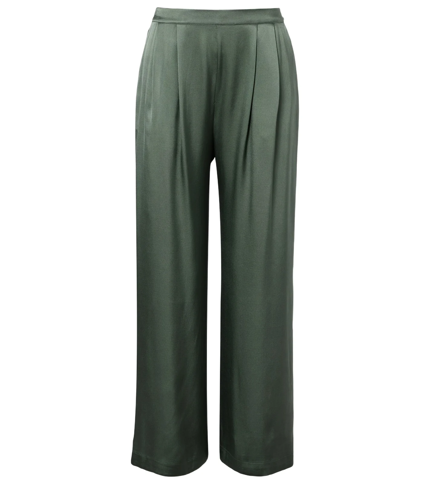 Isola pleated silk twill wide-leg pants Isola pleated silk twill wide-leg pants
