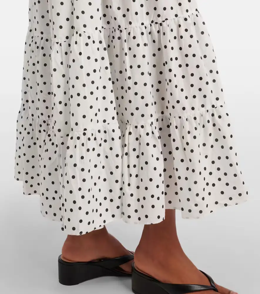 Rixo Kendall polka-dot cotton midi dress | Thumbnail 2