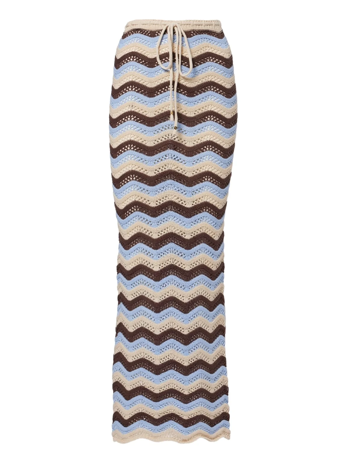 Helena open-knit cotton-blend maxi skirt Helena open-knit cotton-blend maxi skirt