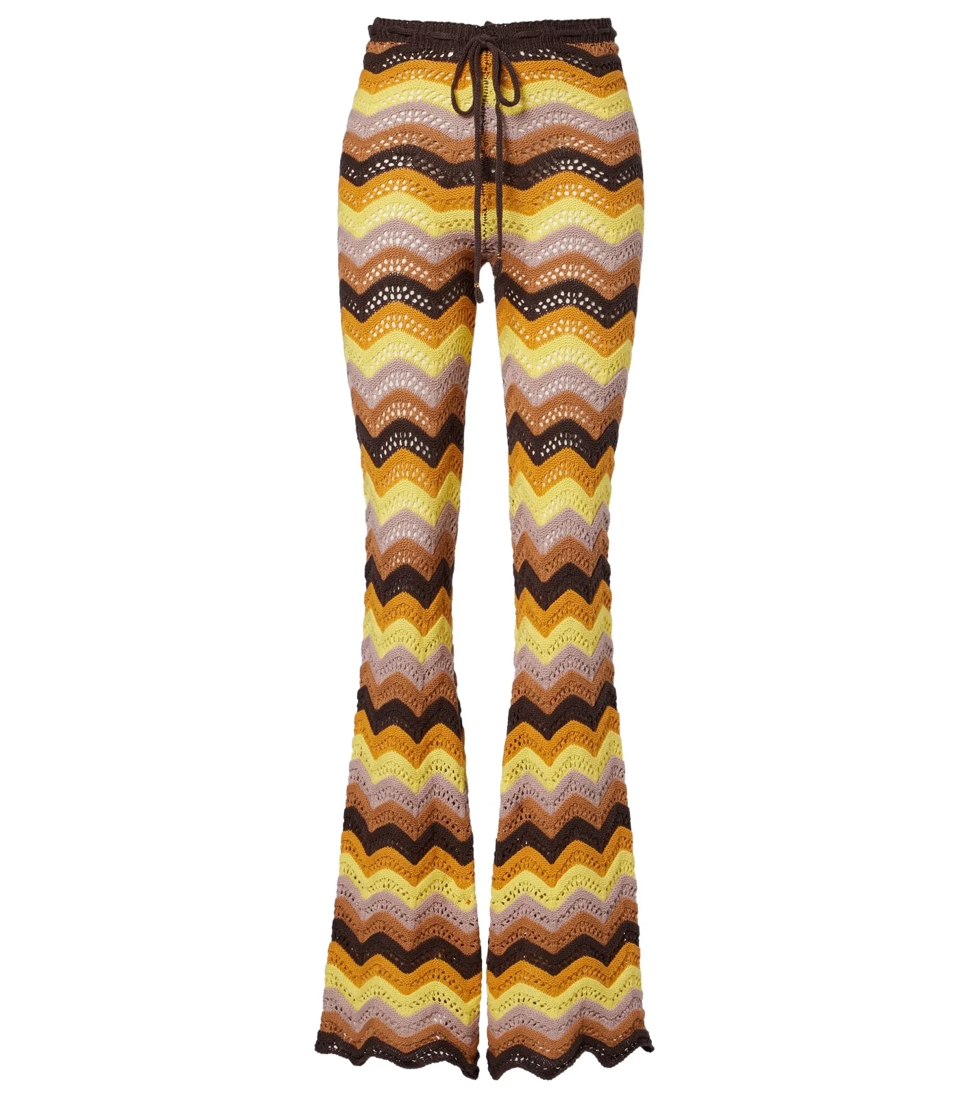 Kim cotton-blend flared pants